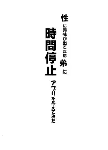 Sei ni Kyoumi ga Detekita Otouto ni Jikan Teishi Appli o Ataete Mita, 中文