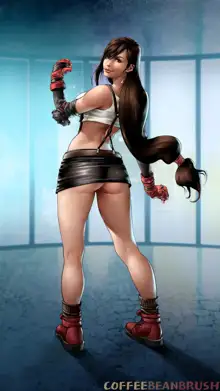 tifa lockhart boobjob, 日本語