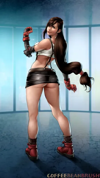 tifa lockhart boobjob, 日本語