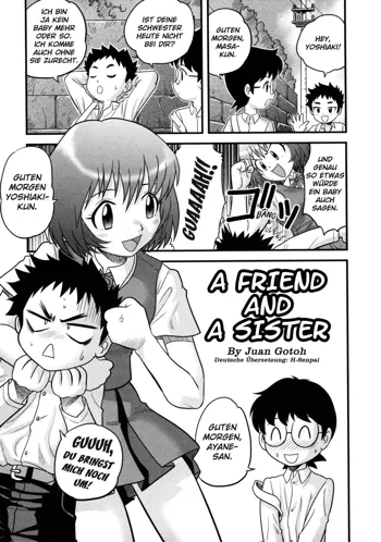 Tomodachi to Onee-san | A Friend and A Sister (decensored), Deutsch