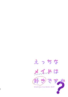 えちすき総集編1, 日本語