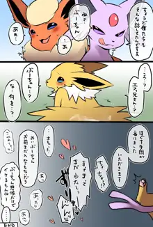 Poke eeveelution doujin by diga tsukane, 日本語