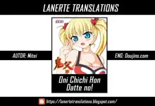 Oni Chichi Hon Datte no! | It's An Oni Chichi Book!, Español