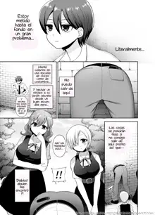 Joshikou ni Shinnyuu Shiyou to Shitara Kabe ni Hamatte Futanari Jogakusei no Nikubenki ni Saretandaga, Español