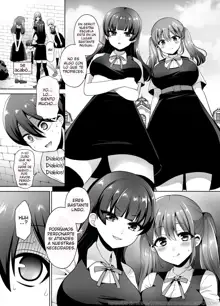 Joshikou ni Shinnyuu Shiyou to Shitara Kabe ni Hamatte Futanari Jogakusei no Nikubenki ni Saretandaga, Español