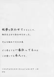 狂気の妖夢の足, 日本語