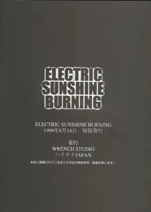 ELECTRIC SUNSHINE BURNING, 日本語