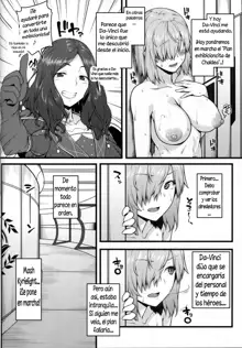 Zenra Roshutsu Haikai Onanie ni Dohamari Shita Hentai Kouhai Mash Kyrielight, Español