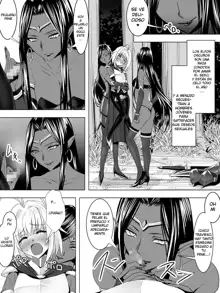 Minarai Mahoutsukai ga Hatsujouki no Dark Elf ni Mori de Souguu Shite Gyaku Rape Sarechau, Español