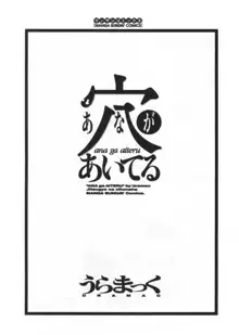 穴があいてる, 日本語