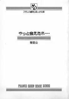 やっと会えたネ・・・, 日本語