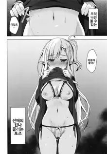 Akogare no Elf Senpai ni, Ecchi na Saiminjutsu Kakete Mita. | 동경하는 엘프 선배에게 엣지한 최면술을 걸어보았다. (decensored), 한국어