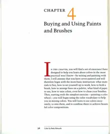 Color A Course in Mastering the Art of Mixing Colors by Betty Edwards, English