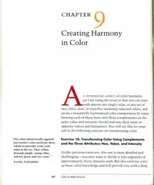 Color A Course in Mastering the Art of Mixing Colors by Betty Edwards, English