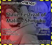 Akusei Reijou Maen Shinjuku Color Ban | Slave Festival of Malice: Shinjuku Color Edition, English