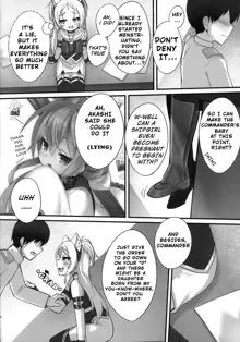 Shikikan-saa~ Kouiu no Suki desho? | Commander, Come On~ Don't You Love It Like This?, English