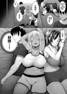 Hitori Camp o Shite itara Kuro Gal JK na Imouto to Imouto no Tomodachi ga Rannyuu shite kita Kekka Kouhen (COMIC Grape Vol. 95)[Chinese]【羅莎莉亞漢化】, 中文