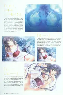 Kao no Nai Tsuki Visual Fanbook, 日本語