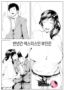 Hantoshikan Sexless no Hitozuma wa...|반년간 섹스리스인 부인은 …, 한국어