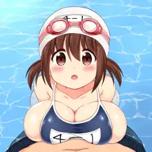 Mizugi o Wasurete Zenra de Jugyou o Ukeru Mana-chan | Mana-chan Forgot her Swimsuit and Came to Swim Class Butt Naked, English