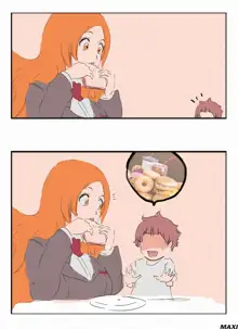 Orihime having lunch!?, 日本語