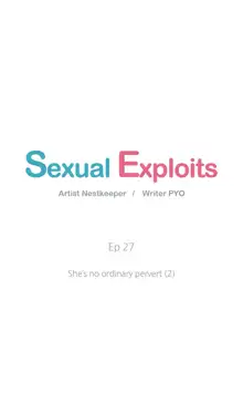 Sexual Exploits -  She is no ordinary pervert, English