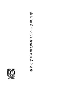 最近、暑かったので水着が描きたかった本, 日本語