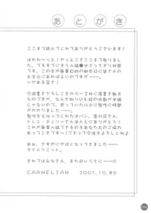 CARNELIAN ラフ原画集Vol.1, 日本語