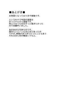 莉奈とおにいちゃんのイケナイお時間, 日本語