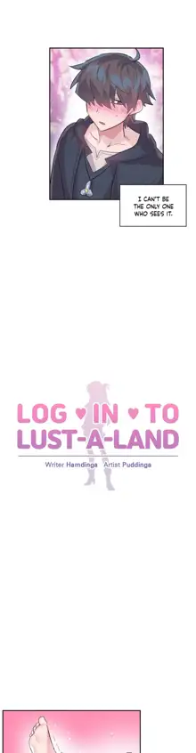 Log in to Lust-a-land, English