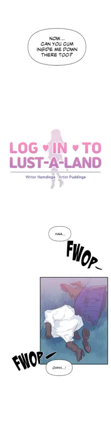 Log in to Lust-a-land, English