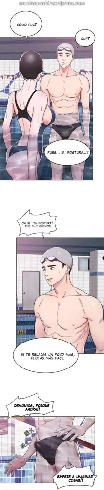 Swimpool | I Is it okay to get wet? Ch. 1~54, Español