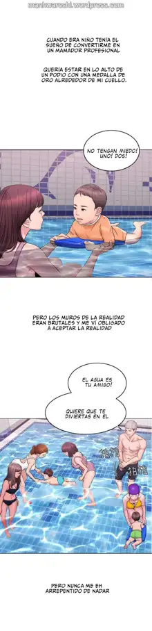 Swimpool | I Is it okay to get wet? Ch. 1~54, Español