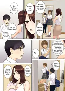 Kanojo no Okaa-san ni Doutei o Ubawareru Hanashi 1 | A Story about a Boy Getting His Virginity Stolen by His (Girl) Friend's Mom 1, Español