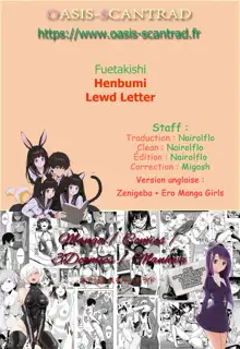 Henbumi | Lewd Letter, Français