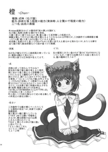 兎と遊ぶ猫, 日本語