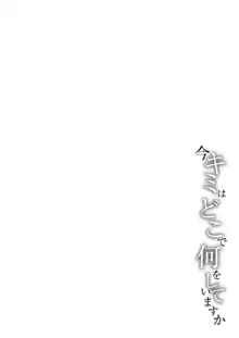 今キミはどこで何をしていますか, 日本語