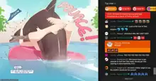 Gura and Ina's Dolphin Sex Livestream Part 3, English