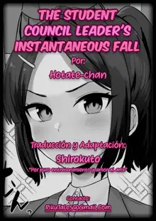 Soku ochi iinchou | The Student Council Leader's Instantaneous Fall, Español