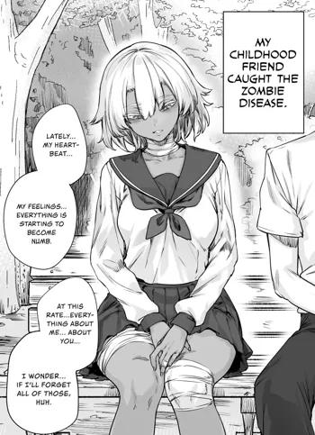 Zombie-kei Osananajimi-chan ni Sei no Jikkan o Oshierarechau Manga | A Manga About Teaching My Zombie Childhood Friend The Real Feeling of Sex, English