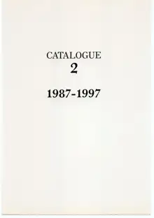 CATALOGUE 2 1987-1997, 日本語