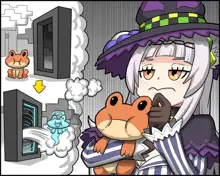 Frog witch uploaded by sura, 日本語