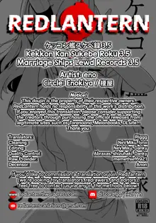 Kekkon Kan Sukebe Roku 3.5 | Warship Marriage Lewd Records 3.5, English