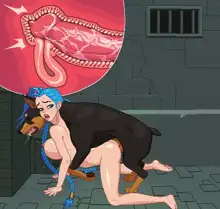 Jinx Gets Pregnant by Doberman, English