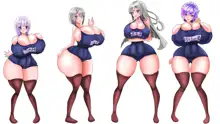 スク水楽園ハーレム ビーチでイチャラブ幸せエッチ, 日本語