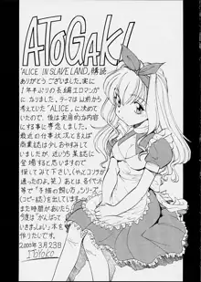 ALICE IN SLAVE LAND, 日本語