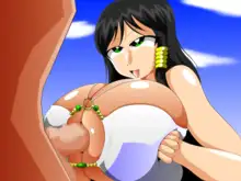 BUSTY BEACH X4 爆乳トリオパイズリフルコース編, 日本語