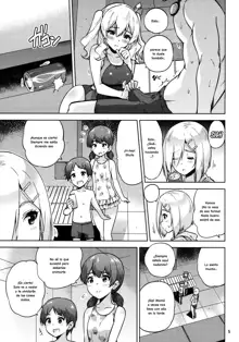 Kyouei Mizugi na Kashima-san to Hamakaze-san to. | Together with Kashima and Hamakaze Wearing sport swimsuits., Español