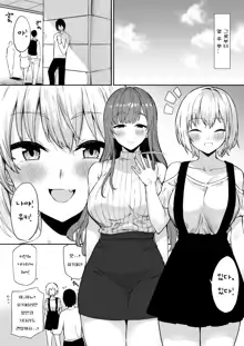 Ecchi na Shimai no Double Chikubi Seme Kairaku | 음란 자매의 더블 젖꼭지 괴롭힘 쾌락, 한국어