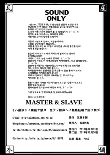 MASTER & SLAVE: ASUKA & REI | MASTER & SLAVE: 아스카 & 레이, 한국어